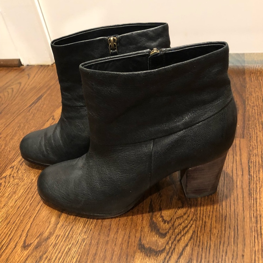 Cole Haan Black Leather Cassidy Boots